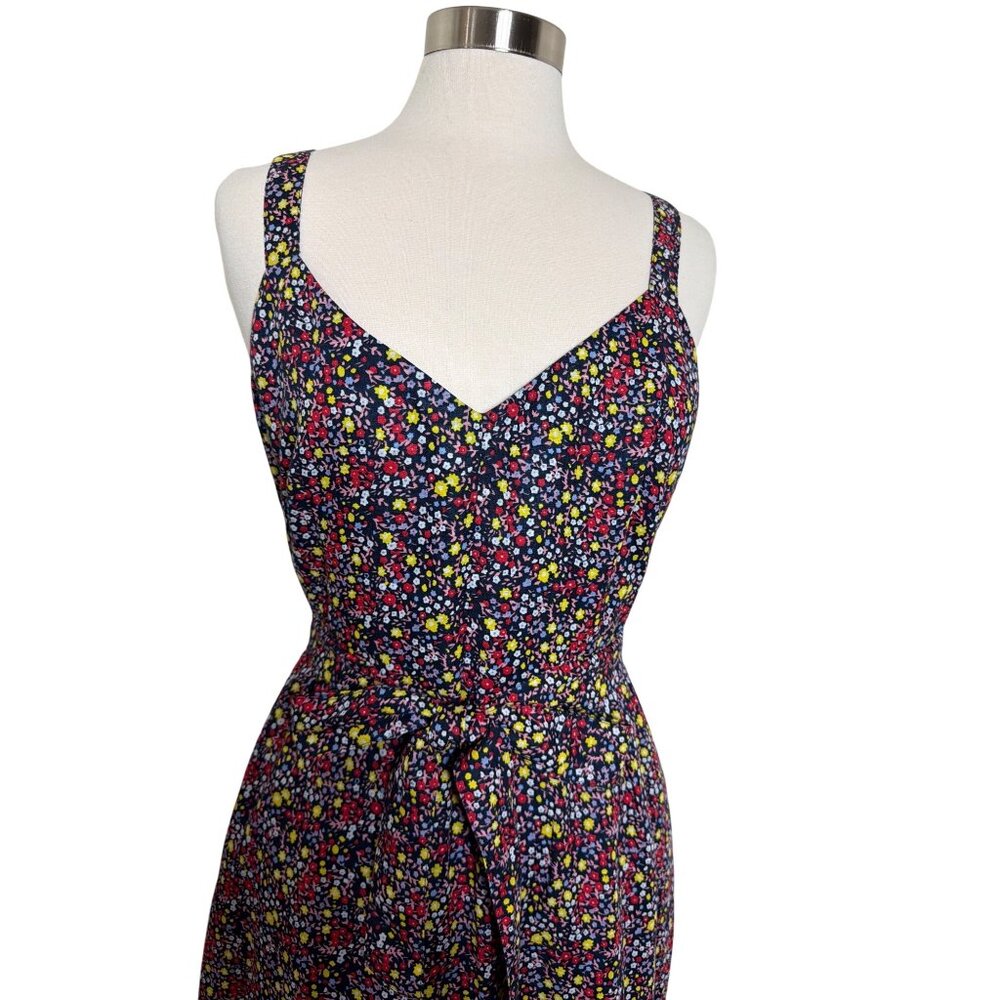 NWOT J.Crew Factory Womens Floral Maxi Dress Size 14 Linen Blend Cottagecore - Picture 9 of 16